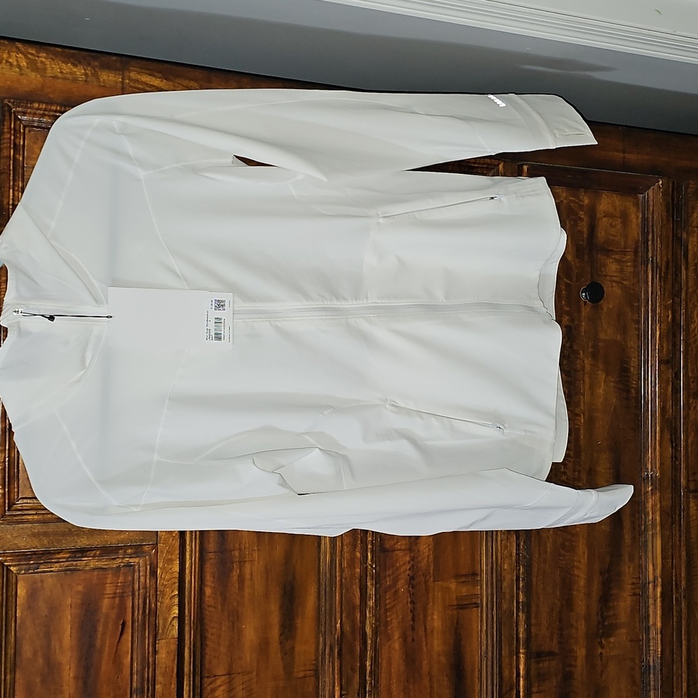 Lululemon Mist Over Windbreaker Sz 10, White! NWTS